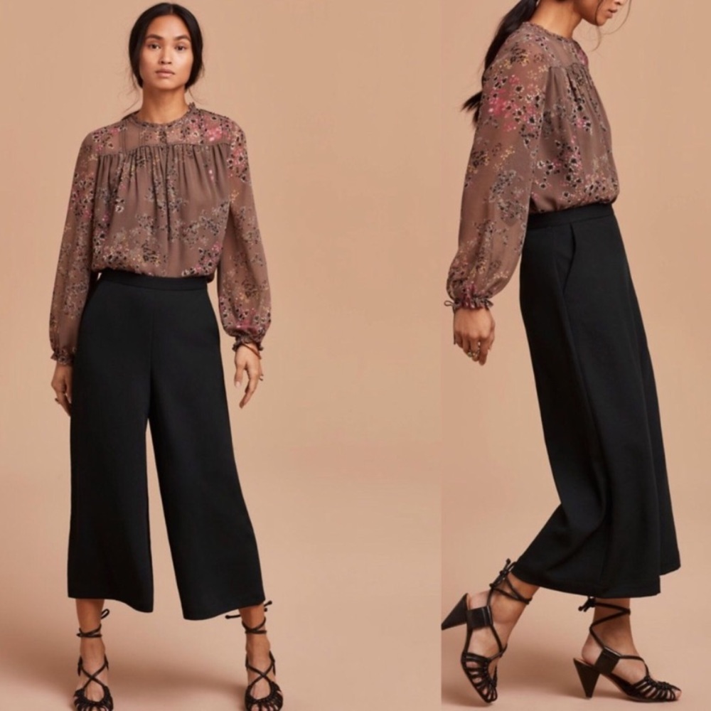 Wilfred Lalament wide leg crop pants